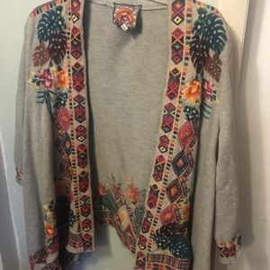 Johnny was xl cardigan